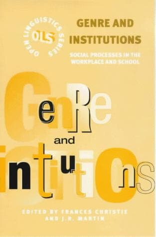 Tapa de Genre and institutions