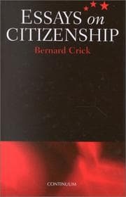 Tapa de Essays on Citizenship