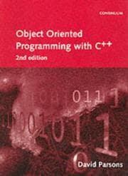 Tapa de Object Oriented Programming With C++
