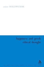 Tapa de Happiness And Greek Ethical Thought (Thoemmes Continuum Studies in Ancient Philosophy)