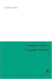Tapa de Continuum Guide To Geography Education
