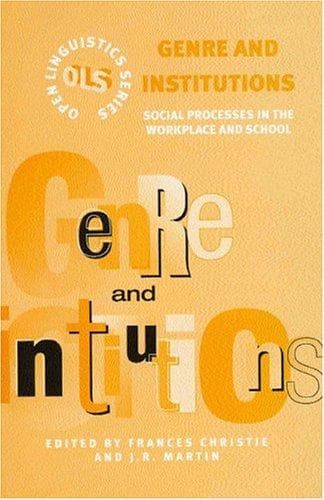 Tapa de Genre and institutions