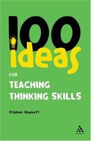 Tapa de 100 Ideas for Teaching Thinking Skills (Continuum One Hundred)