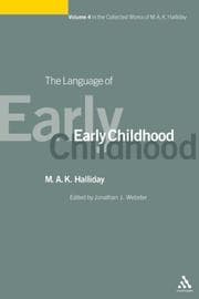 Tapa de Language of early childhood