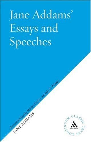Tapa de Jane Addams' Essays and Speeches