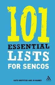 Tapa de 101 Essential Lists for SENCOs