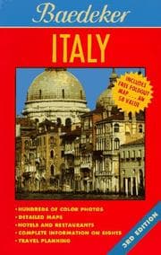 Tapa de Baedeker Italy, 1996 (Baedeker's Italy)