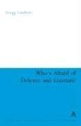 Tapa de Who's Afraid of Deleuze And Guattari?
