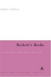 Tapa de Beckett's Books (Continuum Literary Studies)
