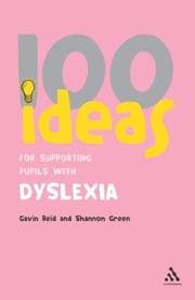 Tapa de 100 Ideas for Supporting Pupils With Dyslexia (Continuum One Hundred)
