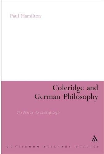 Tapa de Coleridge and German Philosophy