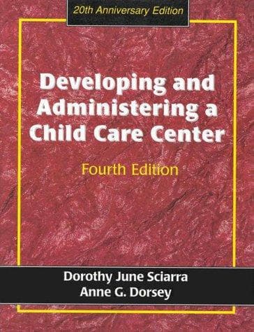 Tapa de Developing and administering a child care center