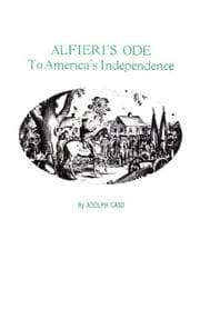 Tapa de Alfieri's Ode to America's independence