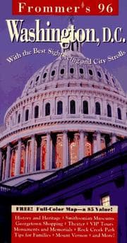Tapa de Frommer's 96 Washington, D.C. (Serial)