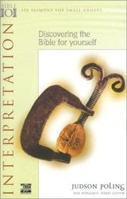 Tapa de Discovering the Bible for yourself