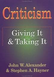 Tapa de Criticism