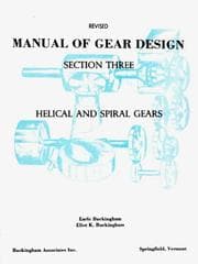 Tapa de Manual of Gear Design