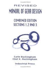 Tapa de Manual of Gear Design