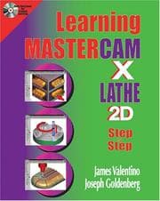 Tapa de LEARNING MASTERCAM X LATHE 2D STEP BY STEP