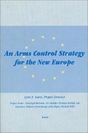 Tapa de An Arms Control Strategy for the New Europe