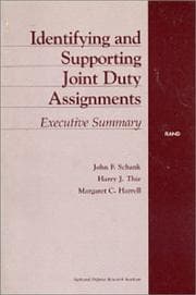 Tapa de Identifying and supporting joint duty assignments