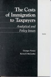 Tapa de The costs of immigration to taxpayers
