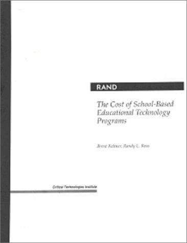 Tapa de The cost of school-based educational technology programs