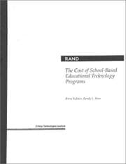 Tapa de The cost of school-based educational technology programs