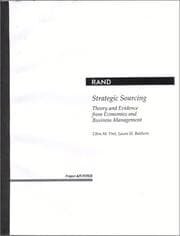 Tapa de Strategic sourcing