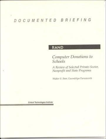 Tapa de Computer donations to schools