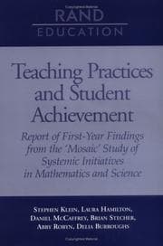 Tapa de Teaching practices and student achievement