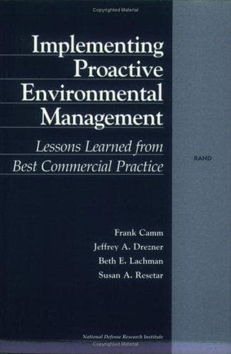 Tapa de Implementing Proactive Environmental Management