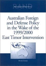Tapa de Australian foreign and defense policy in the wake of the 1999/2000 East Timor intervention