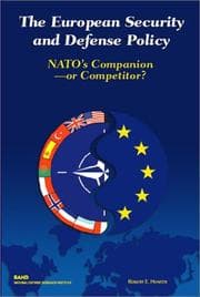 Tapa de The European Security and Defense Policy