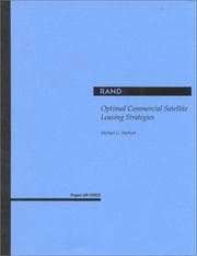 Tapa de Optimal Commercial Satellite Leasing Strategies