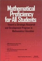 Tapa de Mathematical Proficiency for All Students