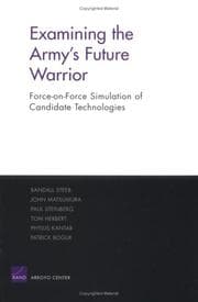 Tapa de Examining the Army's Future Warrior