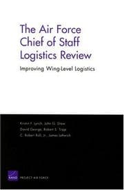Tapa de The Air Force Chief of Staff Logistics Review