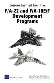 Tapa de Lessons Learned from the F/A-22 and F/A-18 E/F Development Programs