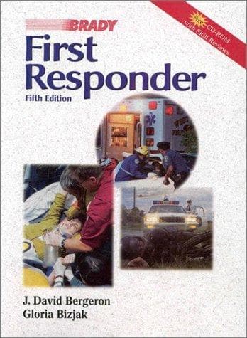 Tapa de First Responder (5th Edition) (Book with CD-ROM )
