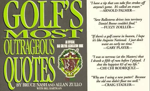 Tapa de Golf's most outrageous quotes