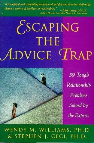 Tapa de Escaping the advice trap