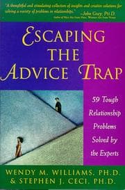 Tapa de Escaping the advice trap