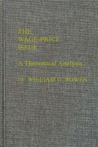 Tapa de The wage-price issue