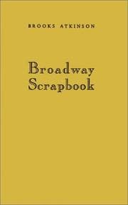 Tapa de Broadway scrapbook