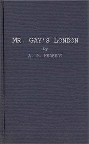 Tapa de Mr. Gay's London