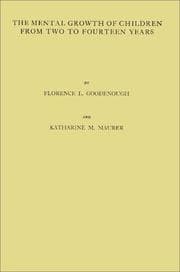 Tapa de The mental growth of children from two to fourteen years