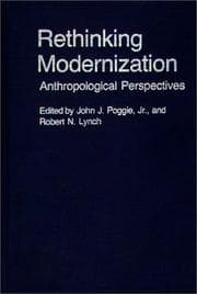 Tapa de Rethinking modernization; anthropological perspectives