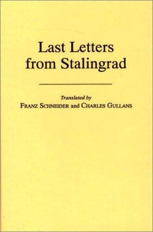 Tapa de Last letters from Stalingrad