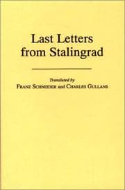 Tapa de Last letters from Stalingrad